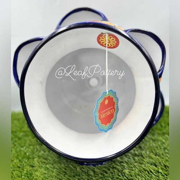 Andrea Talavera Handmade Strawberry Ceramic Planter Pot - Picture 5 of 7